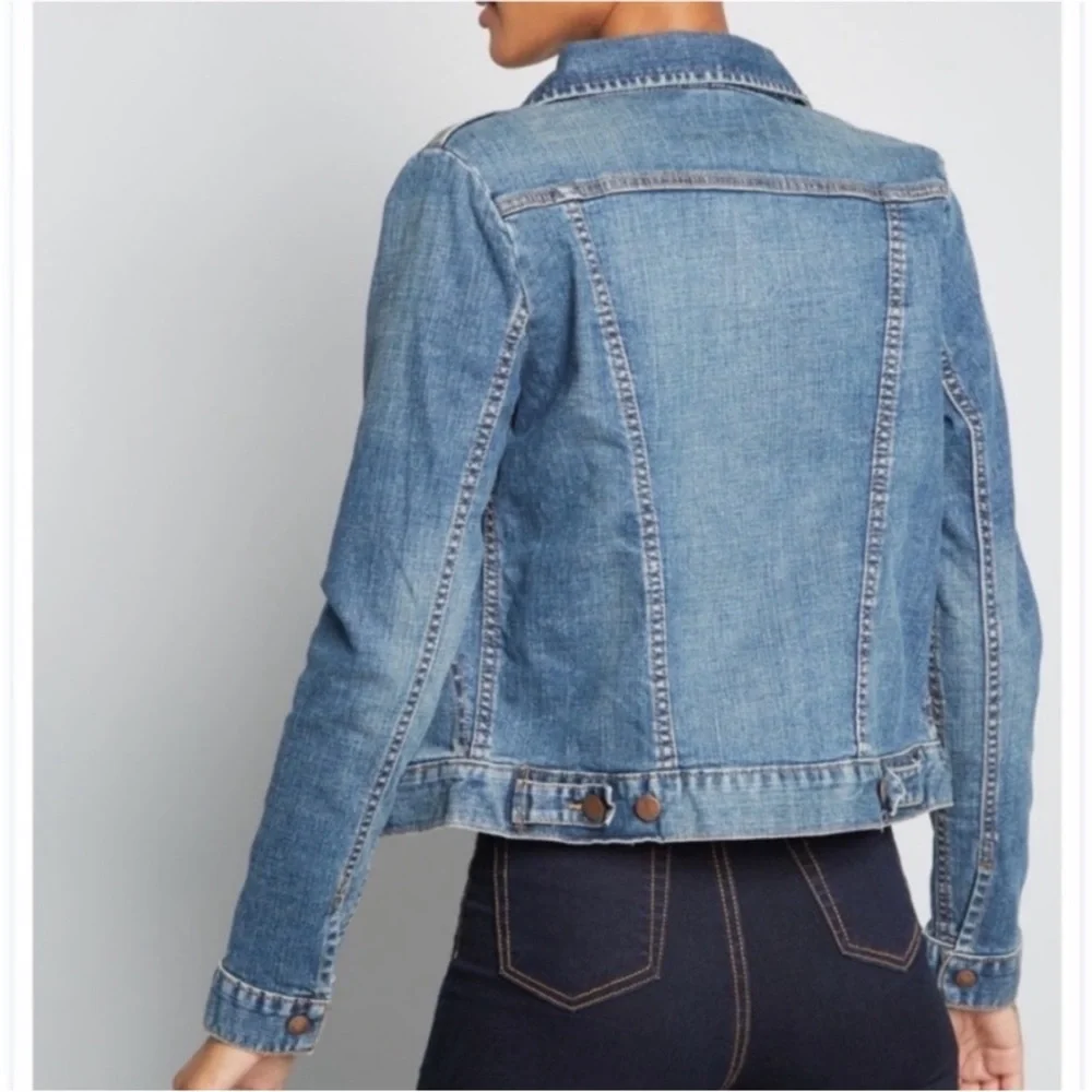 NWT Wrangler x Modcloth Dependable Denim Jacket - Picture 3 of 16